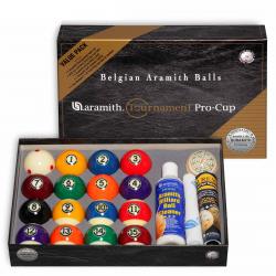 Шары для американского пула Aramith Tournament Value Pack 57,2 мм (белый биток)